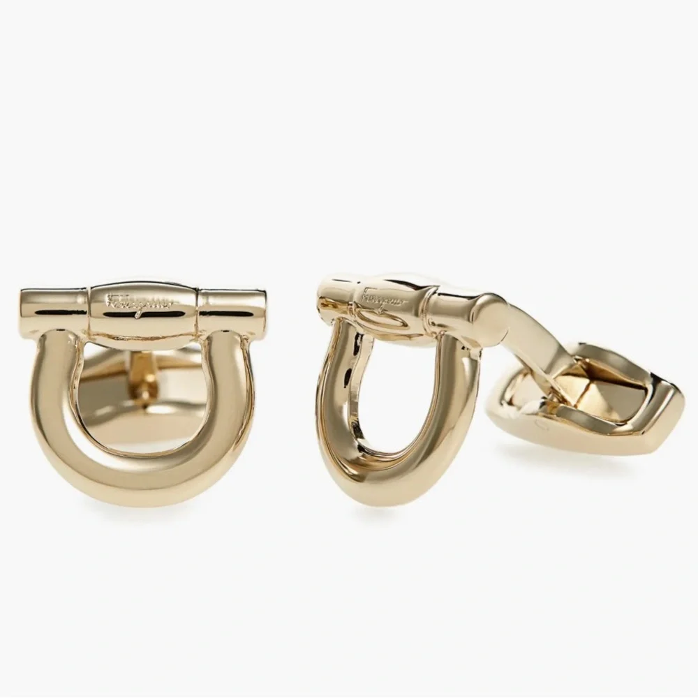 Salvatore Ferragamo Gem Gancio Cufflinks